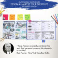 12-Month Undated Weekly and Monthly Life Planner Journal